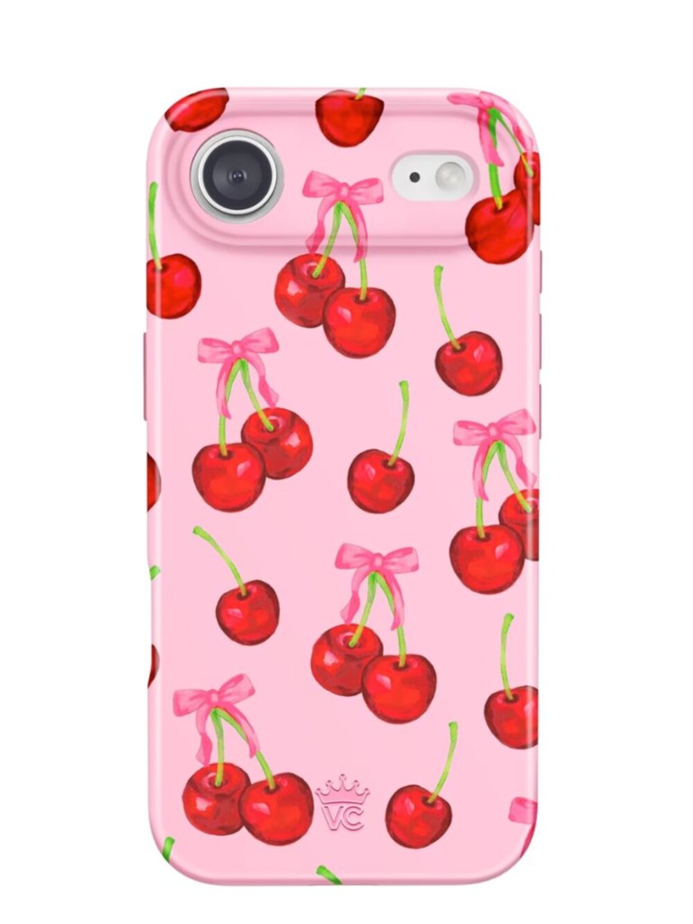 new- VELVET CAVIAR iPhone 17 Air case MagSafe pink red cherry cherries bows